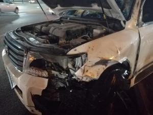 Водитель Land Cruiser устроил крупное ДТП на Аль-Фараби
