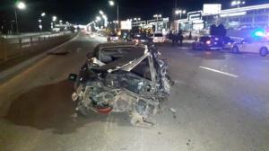 Водитель Land Cruiser устроил крупное ДТП на Аль-Фараби