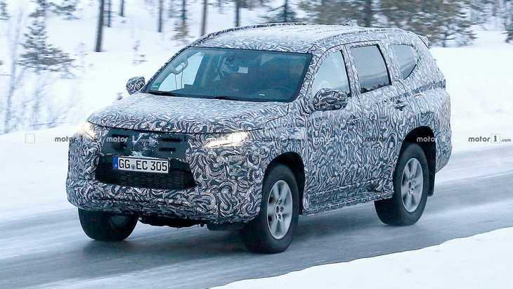 Mitsubishi тестирует обновленный Pajero Sport