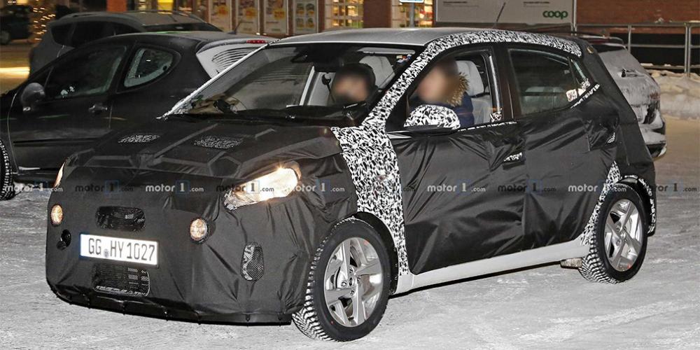 Hyundai вывел на тесты маленький хэтчбек i10 нового поколения