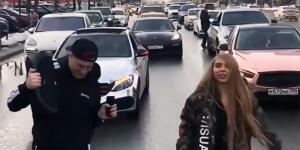 В Москве блогеры перекрыли Новый Арбат ради съемок клипа