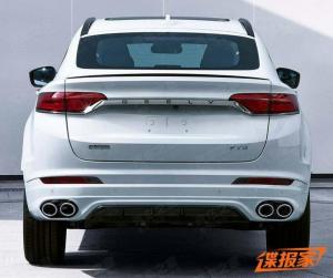 В сеть просочились фотографии первого купеобразного кроссовера Geely