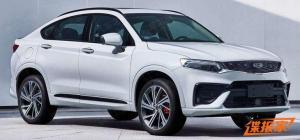 В сеть просочились фотографии первого купеобразного кроссовера Geely