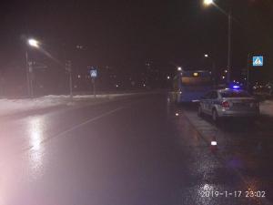 В Гродно на переходе маршрутный автобус тяжело травмировал пешехода