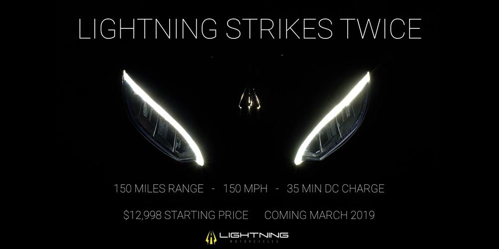 Электроцикл Lightning Strike (тизер)