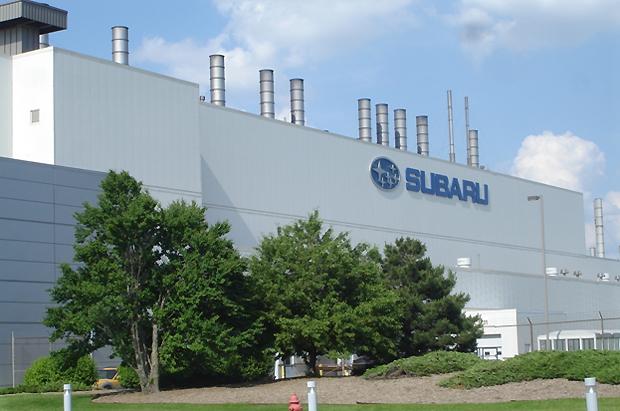 Главный завод Subaru остановил работу
