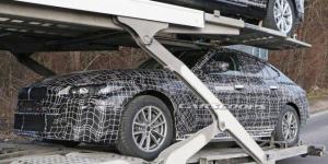 Первые фото нового электрокара BMW i4 в камуфляже