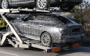 Первые фото нового электрокара BMW i4 в камуфляже
