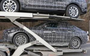 Первые фото нового электрокара BMW i4 в камуфляже