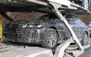 Первые фото нового электрокара BMW i4 в камуфляже
