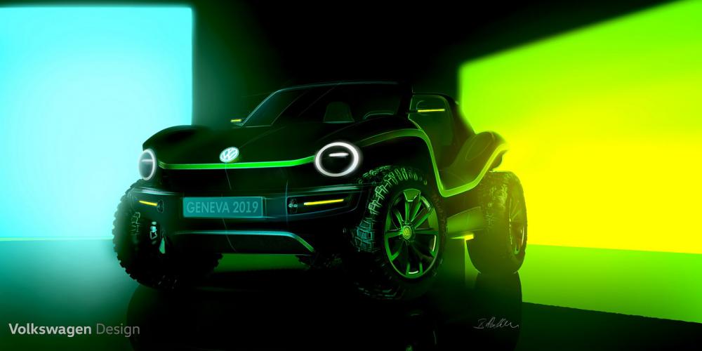 Volkswagen анонсировал премьеру электрического пляжного багги