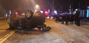 ДТП с "перевертышем" в Алматы: пострадали 6 человек