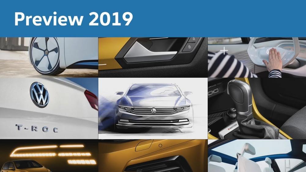 Volkswagen показал какие модели представит в 2019 году