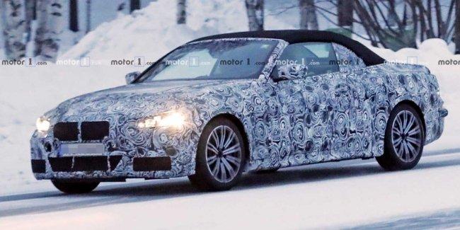 Кабриолет BMW 4-Series проходит дорожные испытания