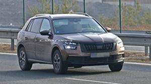 Новейший кроссовер Skoda засняли до официальной премьеры