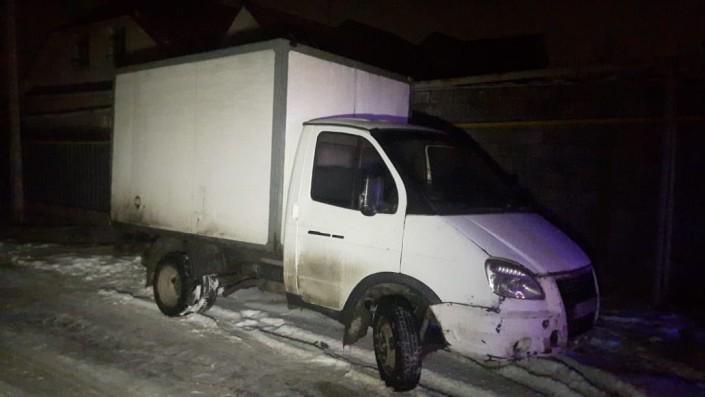 ГАЗель снесла газовую трубу в Алматы