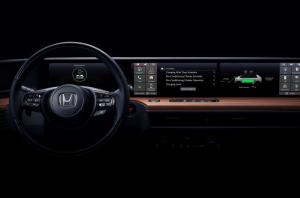 Honda показала дизайн интерьера нового электрокара
