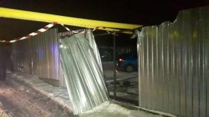 ГАЗель снесла газовую трубу в Алматы