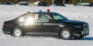 Автомобили Aurus приняли участие в соревнованиях ФСО