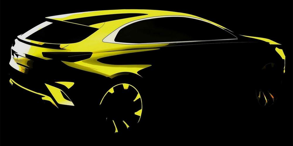 Kia опубликовала первое изображение нового кроссовера на базе Ceed