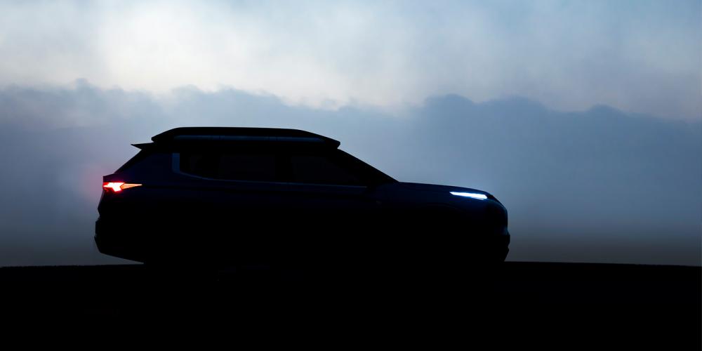 Mitsubishi показала силуэт нового кроссовера