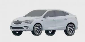 Серийный кроссовер Renault Arkana для России рассекретили в интернете