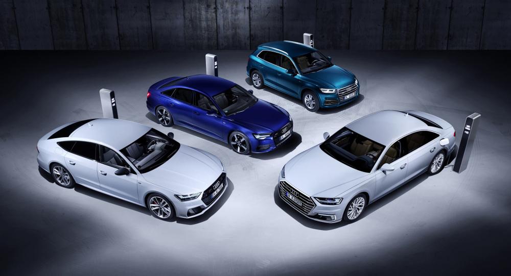 Сразу несколько моделей Audi стали подключаемыми гибридами
