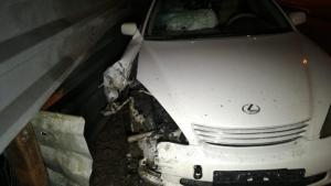 Lexus и Toyota столкнулись на встречной полосе в Алматы