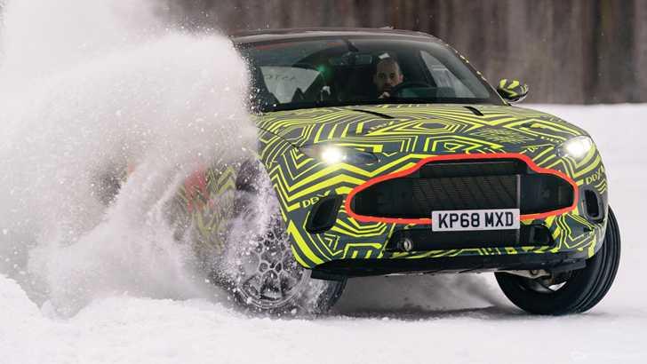 Aston Martin представил эффектное видео будущего внедорожника DBX