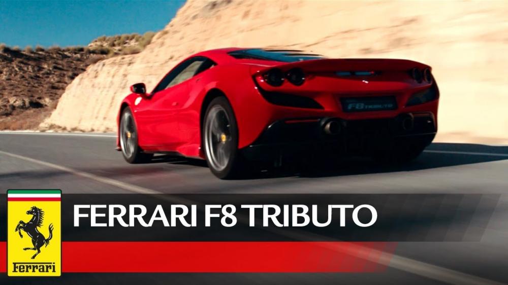 Оцените новый суперкар Ferrari F8 Tributo на видео