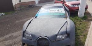 Эсклюзивный Bugatti Veyron рекламирует покос травы в Краснодаре
