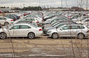 Кладбище новых Volkswagen в пустыне