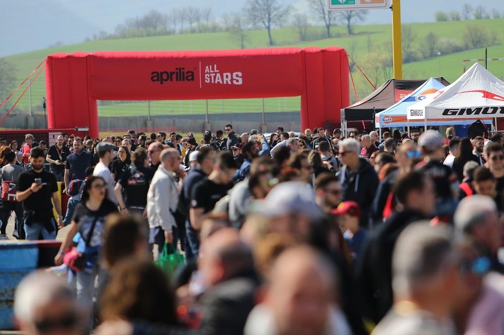 Празднование Aprilia All Stars в Муджелло