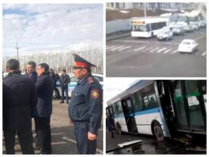Более тридцати человек пострадали в массовой аварии в Нур-Султане