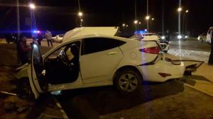 Трое человек стали жертвами аварии в Алматы
