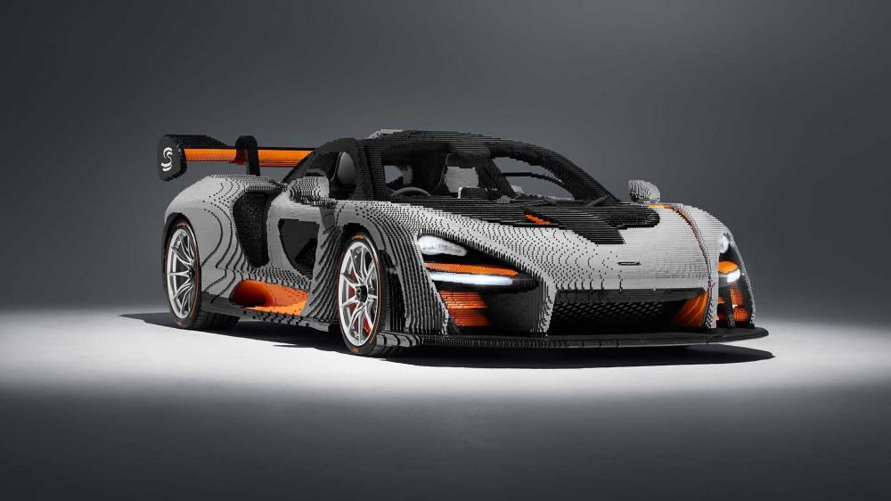 500 тысяч кубиков Lego превратили в гиперкар McLaren Senna