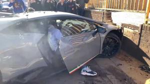 Lamborghini Huracan Performante разбили на встрече владельцев суперкаров