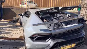 Lamborghini Huracan Performante разбили на встрече владельцев суперкаров