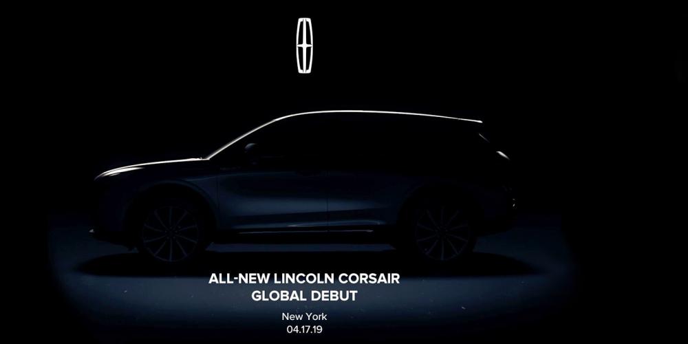 Lincoln показал силуэт нового кроссовера Corsair
