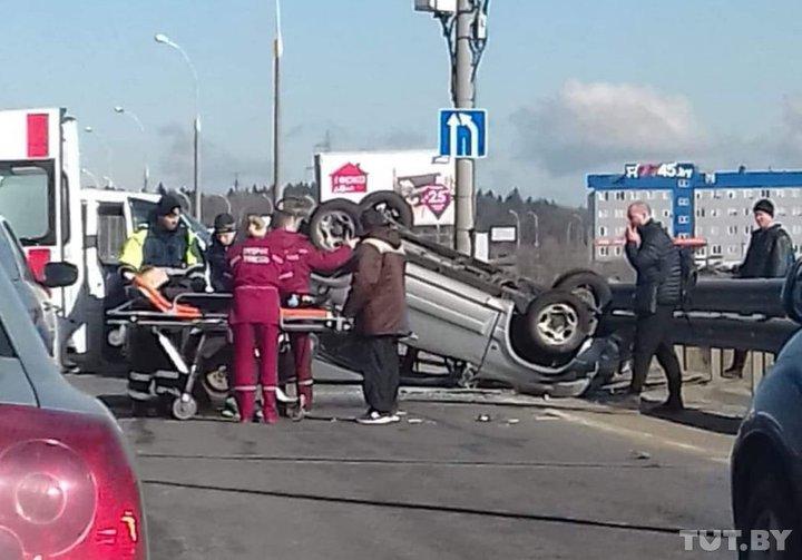 Серьезная авария на МКАД: движение затруднено, есть пострадавшие