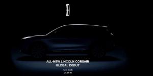 Lincoln показал силуэт нового кроссовера Corsair
