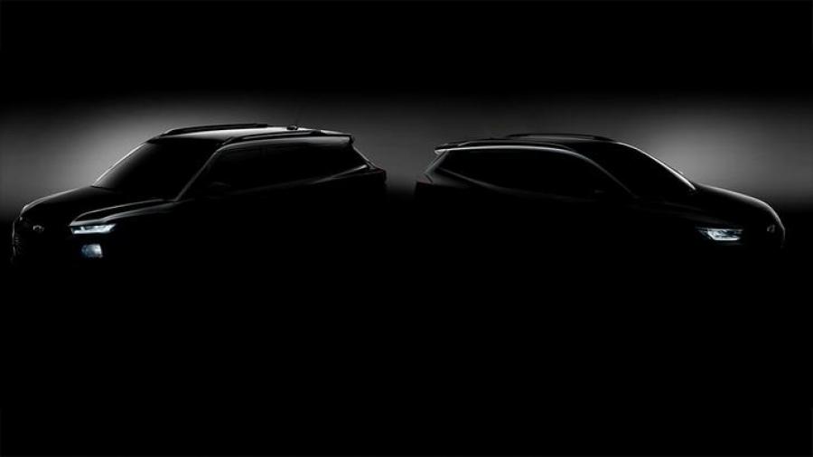 Chevrolet выпустил тизер сразу двух новых внедорожников
