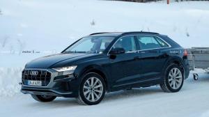 Гибридный Audi Q8 застали на дорожных испытаниях
