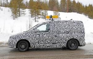 Volkswagen Caddy впервые засняли на тестах