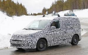 Volkswagen Caddy впервые засняли на тестах