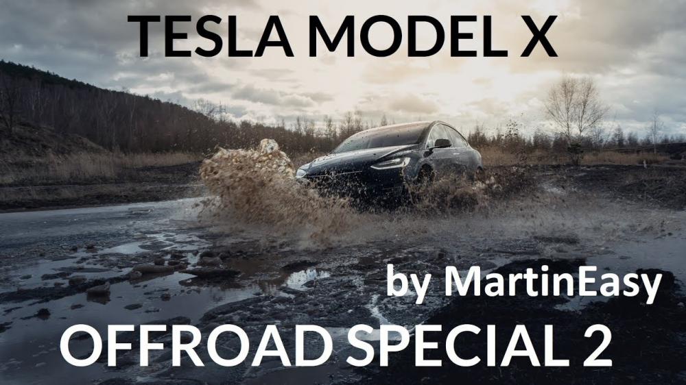 Видео: Tesla Model X загнали в глубокую грязь