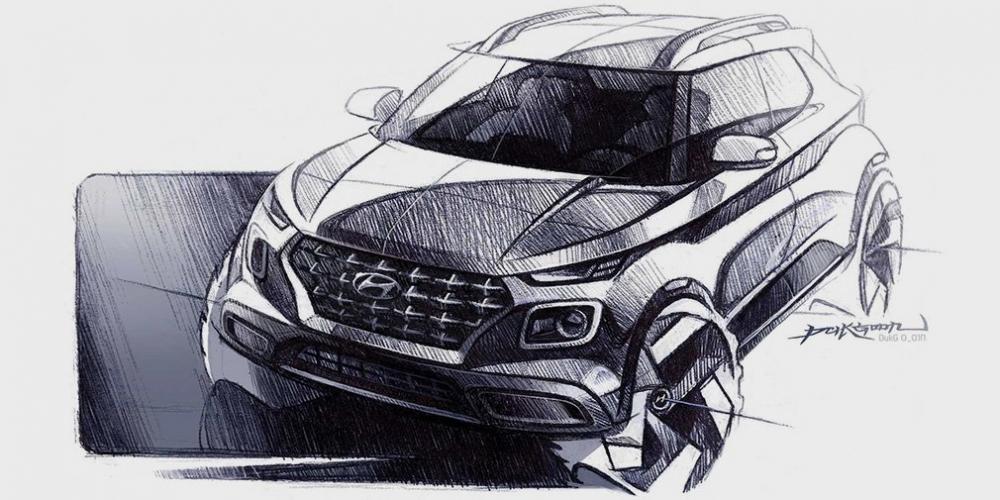 Hyundai показал дизайн нового кроссовера Venue