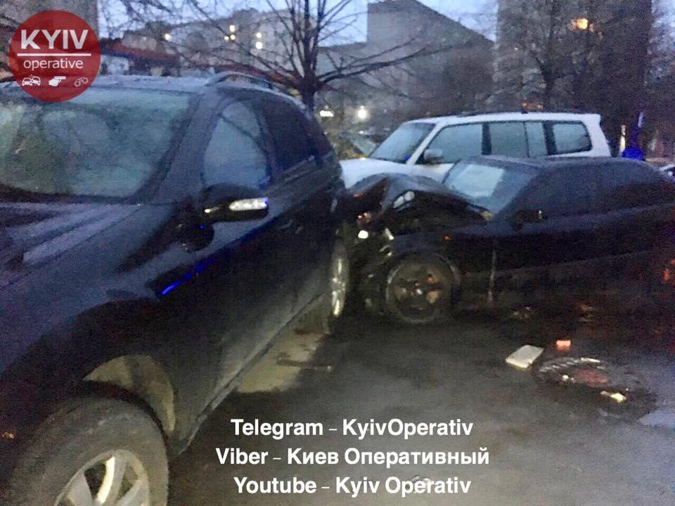 Пьяный иностранец устроил масштабное ДТП в Киеве