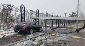Bentley снес остановку в Нур-Султане