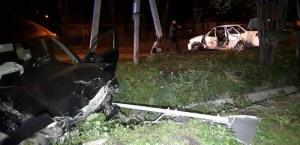Пьяный водитель LADA XRAY устроил в Алматы ДТП